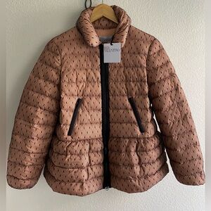 NWT Valentino Women’s Puffer (Down And Feather Padding) Jacket Size S